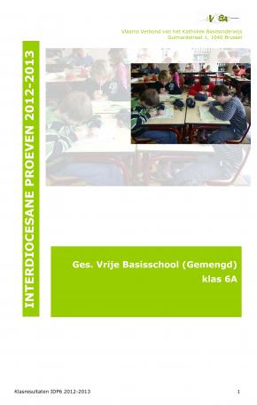 IDP6 School- en klasrapport beschikbaar